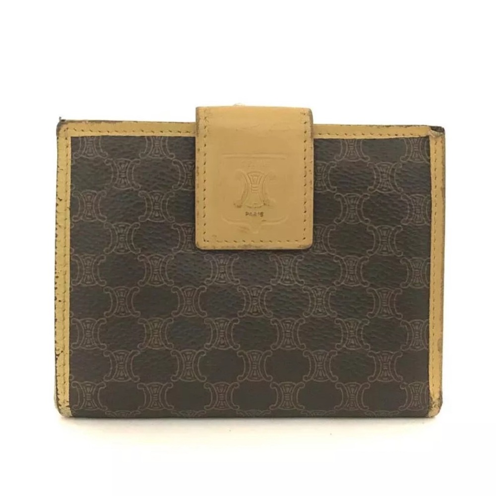 CELINE Macadam PVC Bifold Kisslock Wallet